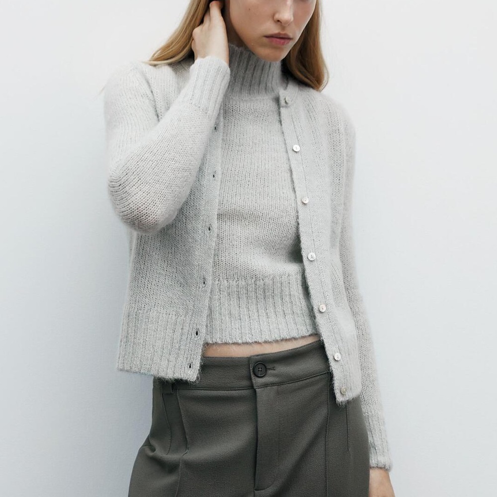Wool Blend Knit Top